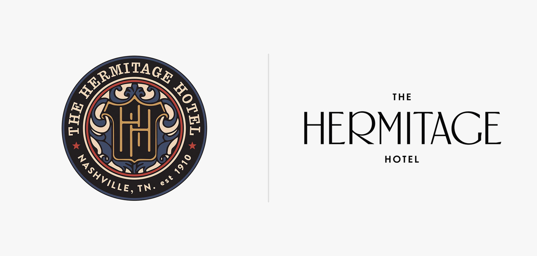 The Hermitage Hotel Logo Redesign