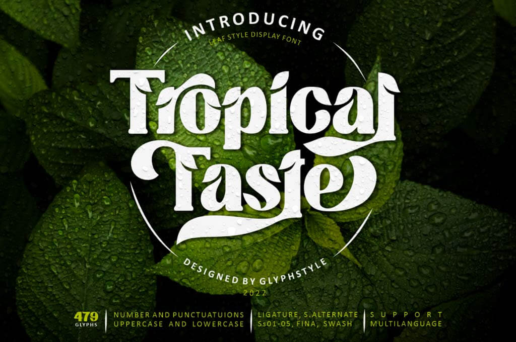 Tropical Taste Demo Font
