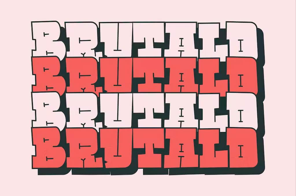 Brutal Bold Typeface