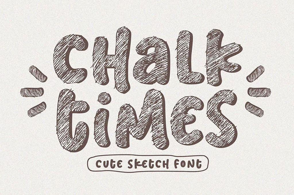 Chalk Times — Cute Sketch Font