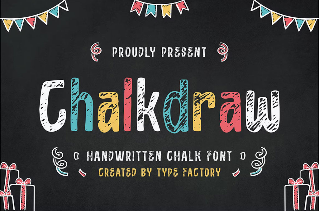 Chalkdraw — Handwritten Chalk Font