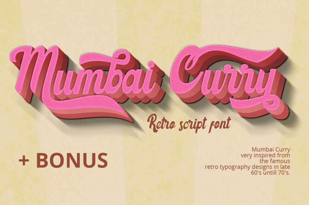 Mumbai Curry Font