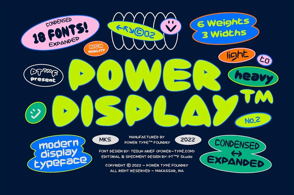 Power Display Typeface