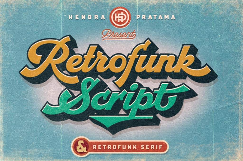 Retrofunk Script Font