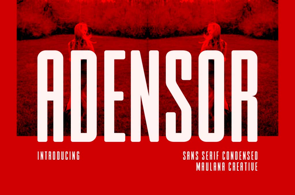 Adensor Condensed Display Font