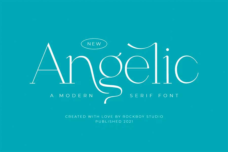 Angelic — Modern Serif Font