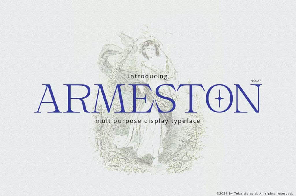 Armeston Display Font