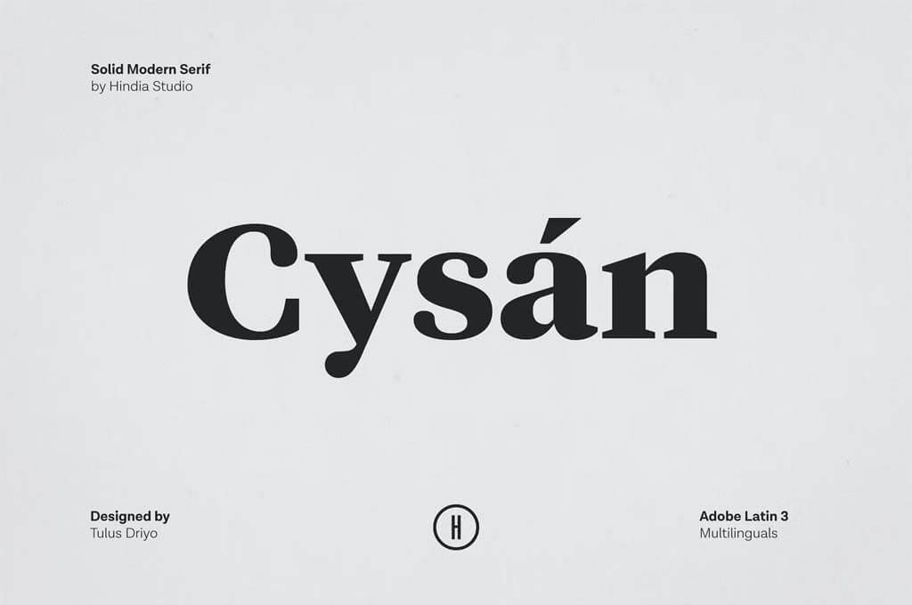 CYSAN| Solid Modern Serif