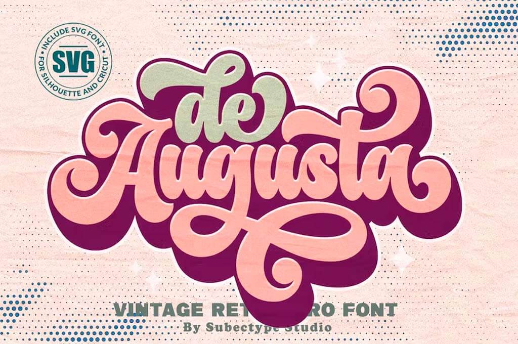 De Augusta — Vintage Retro Font