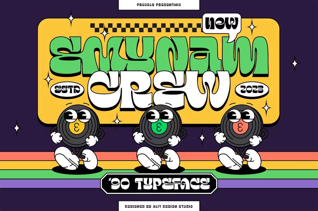 Emynam Crew Typeface