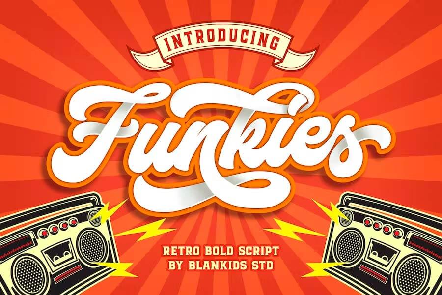 Funkies — Retro Bold Script