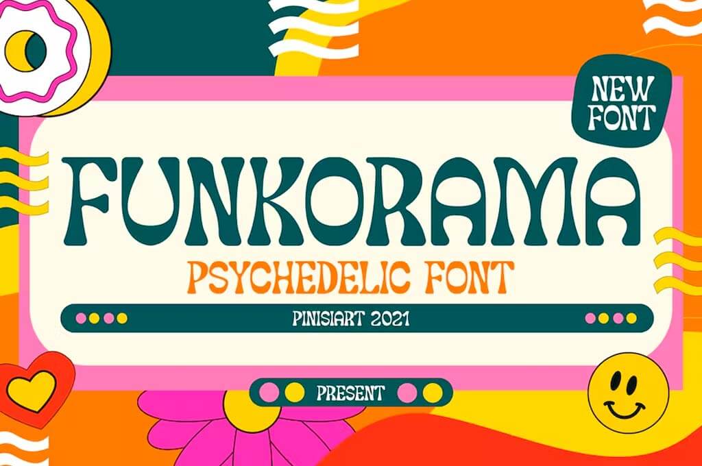 Funkorama — Psychedelic Font