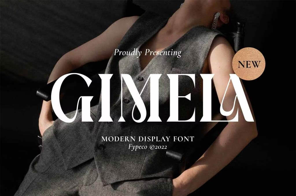 Gimela — Modern Display Font