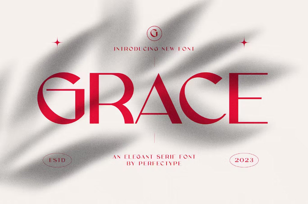 Grace Elegant Sans Modern Serif Font Typeface