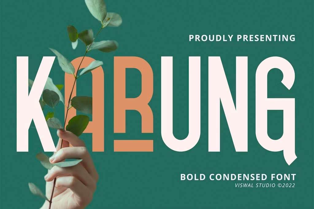 Karung — Bold Condensed Font