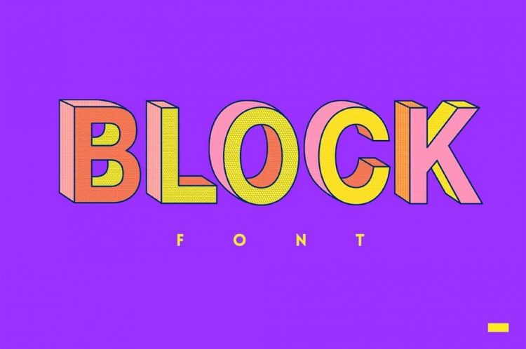 40+ Best Block Fonts With Geometric Look