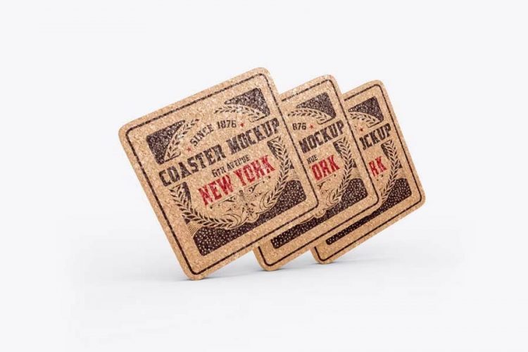 25+ Coaster Mockup Templates (Free & Paid)