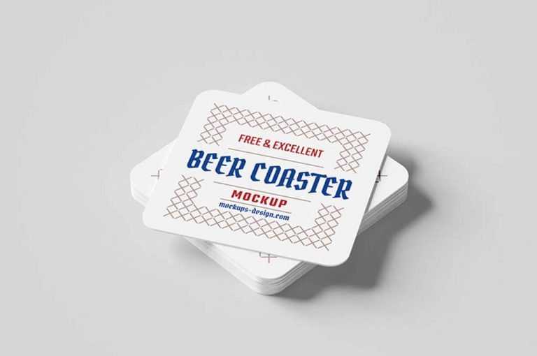 25+ Coaster Mockup Templates (Free & Paid)