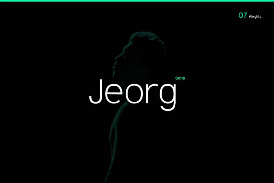 Jeorg Sans — Modern Typeface + WebFonts