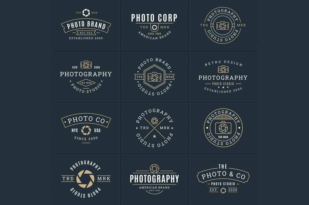 Photography Vector Badges