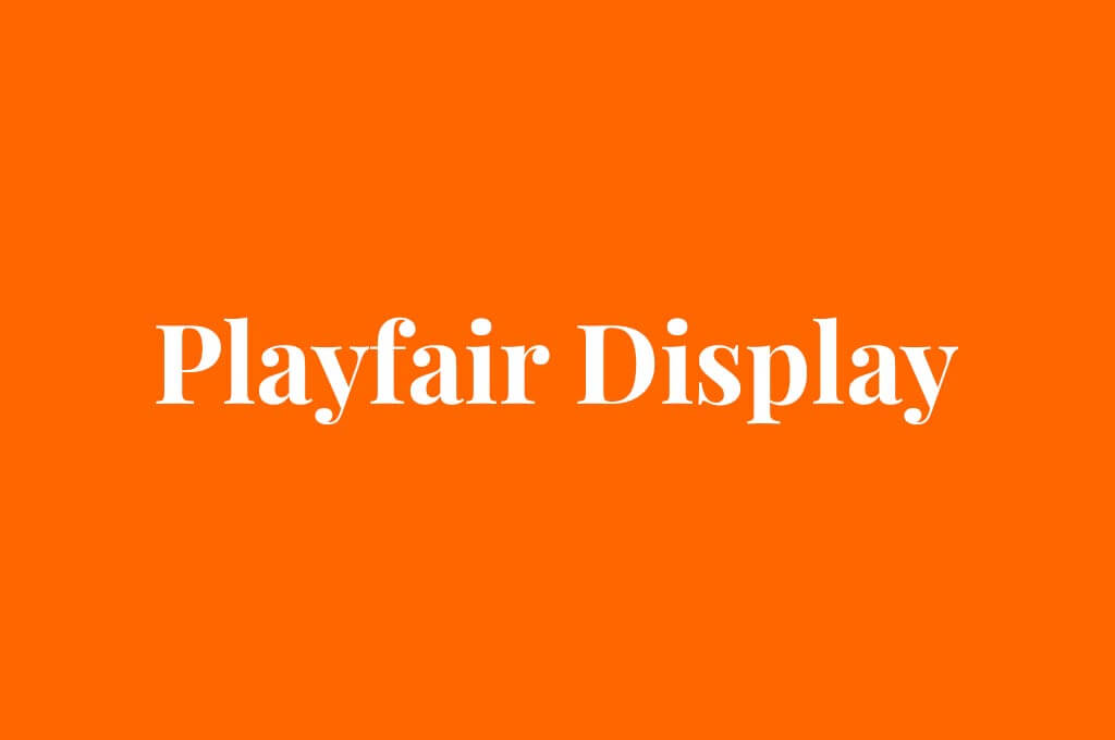 Playfair Display