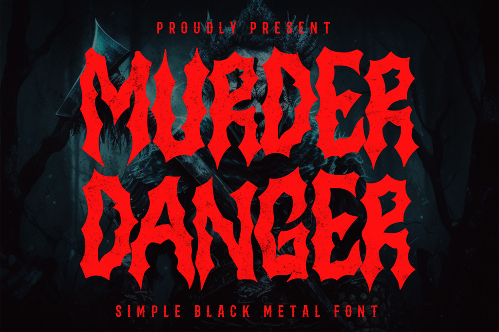 Murder Danger — Horror Font