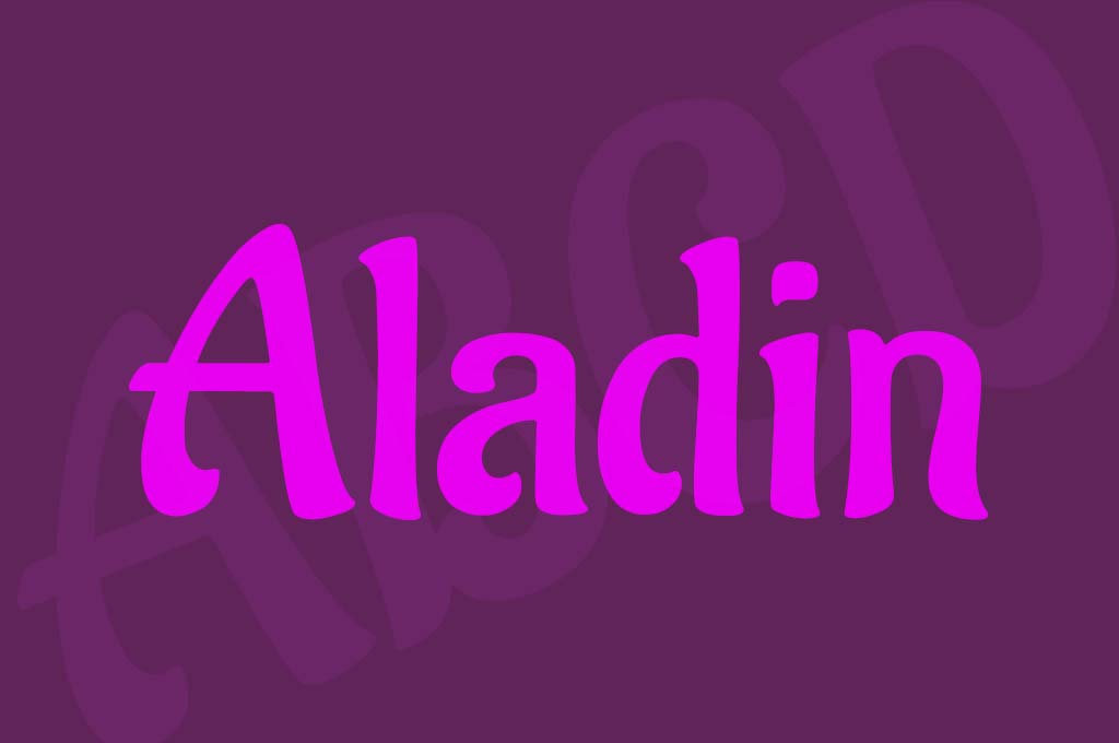 Aladin Font