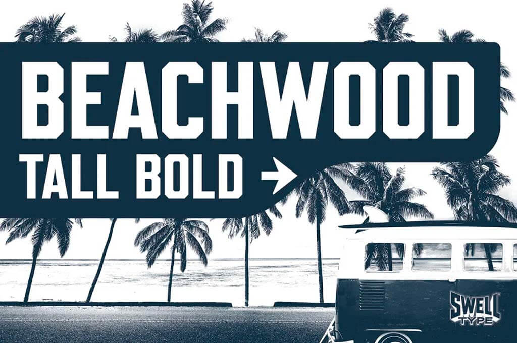 Beachwood - Los Angeles sign font