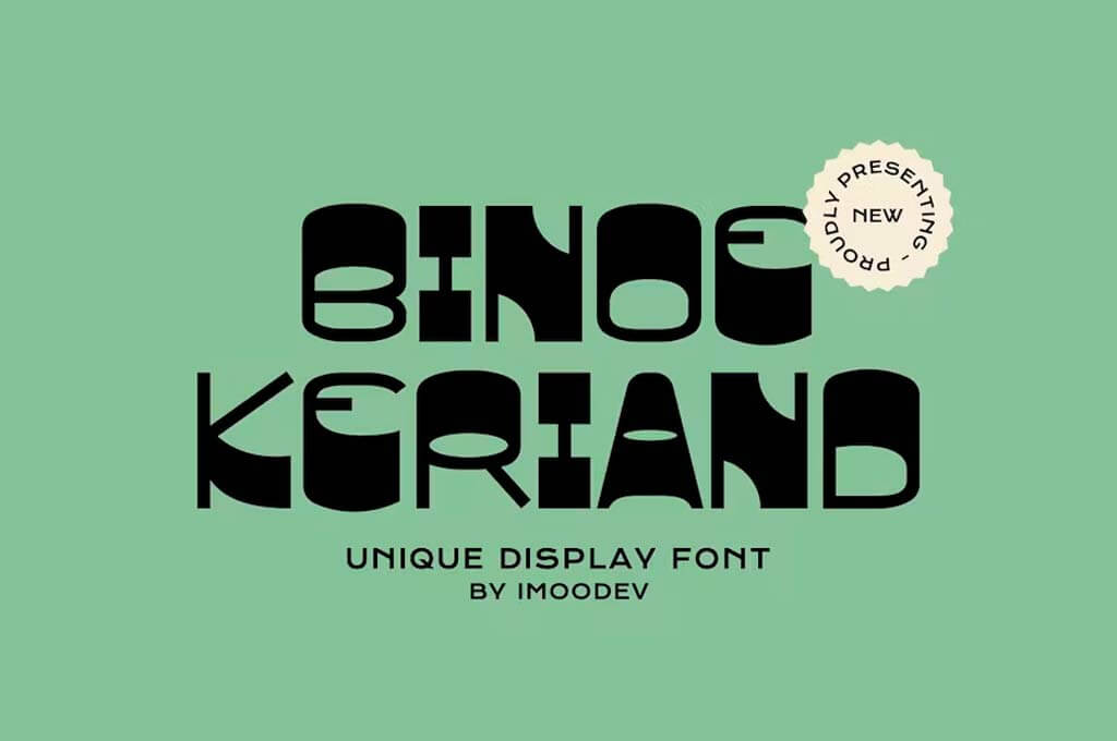 Binoe Keriand — Creative Font
