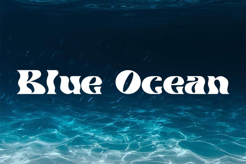 Blue Ocean — Display Serif Font