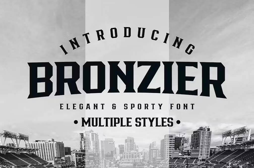 Bronzier - Font Family