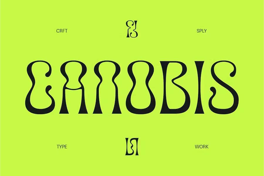 Canobis — Psychedelic Typeface