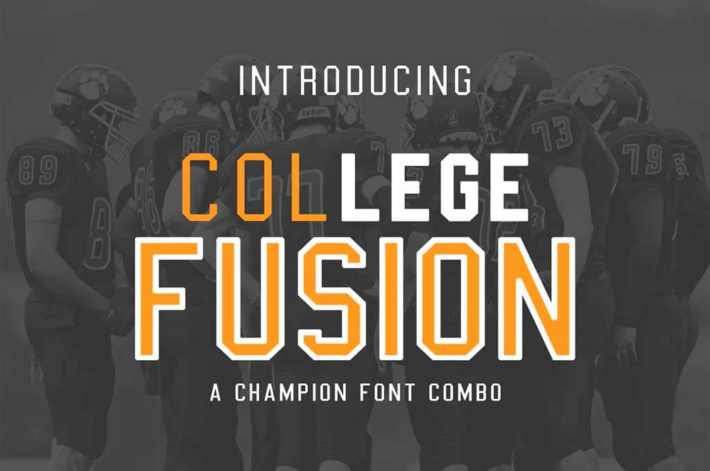 College Fusion Font Combo