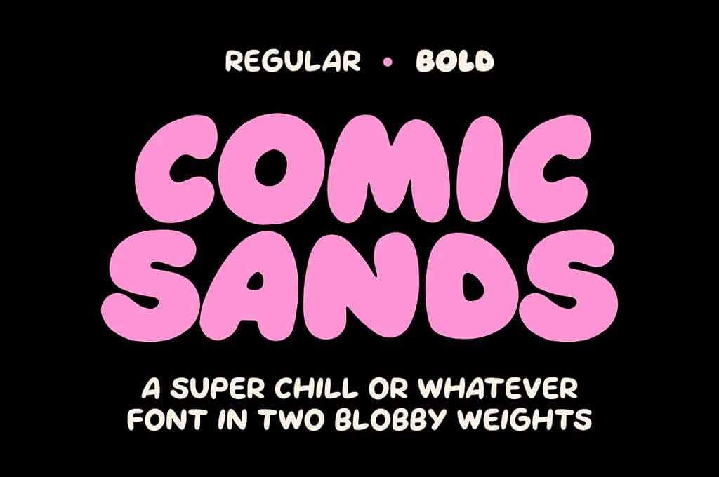 Comic Sands — A Font For Good Times