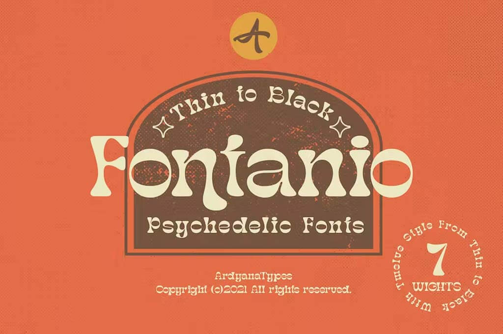 Fontanio Psychedelic Fonts