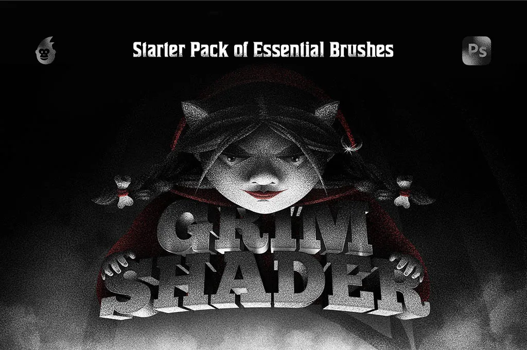 Grim Shader Adobe Photoshop Brushes