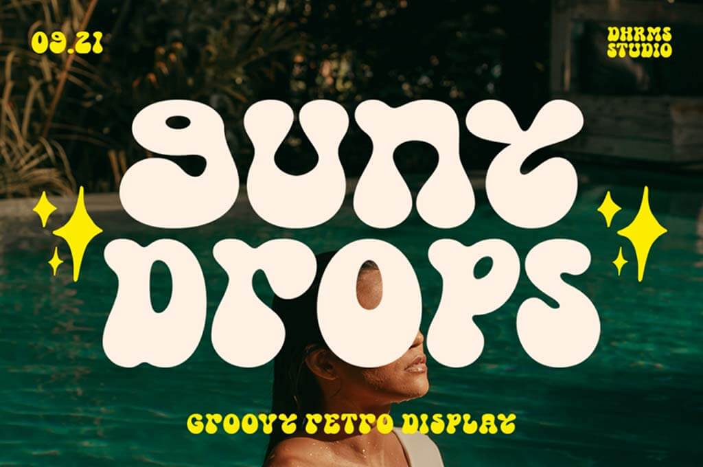 Guny Drops — Groovy Retro Display