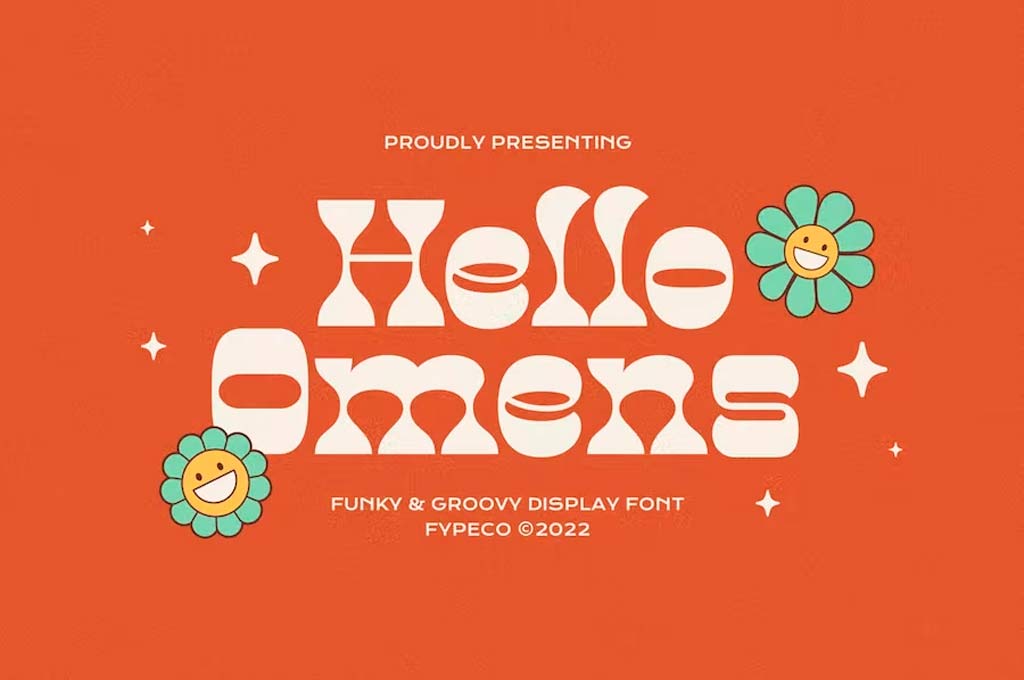 Hello Omens — Funky Groovy Font