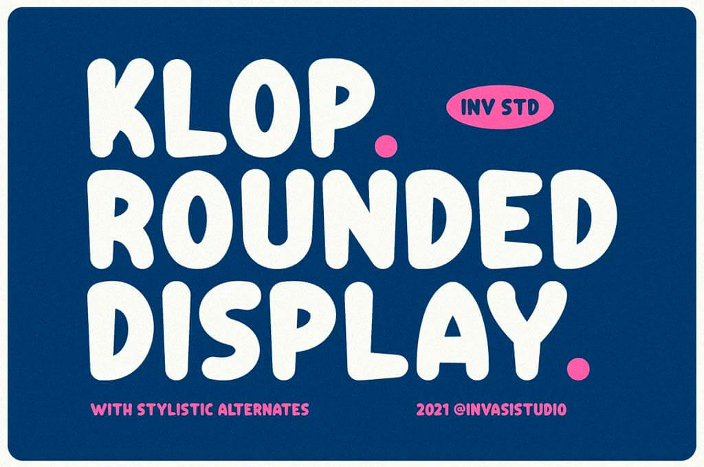 Klop — Friendly Rounded Font