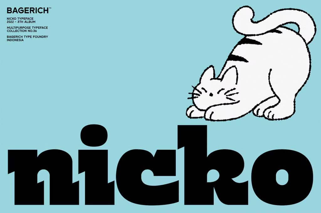 Nicko Typeface