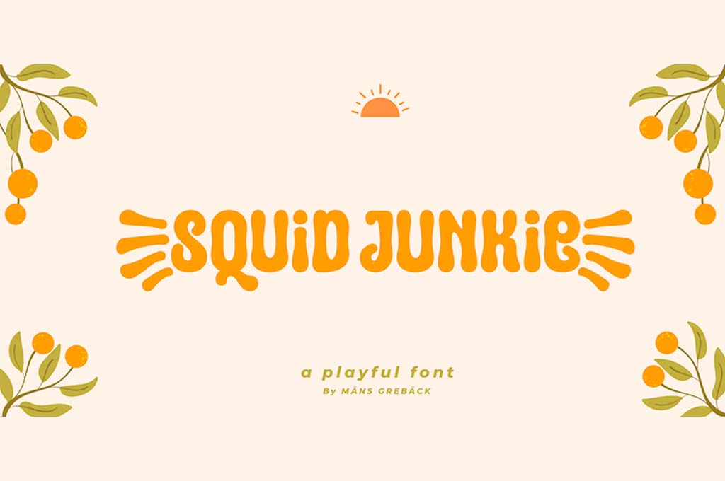 Squid Junkie — A Playful Font