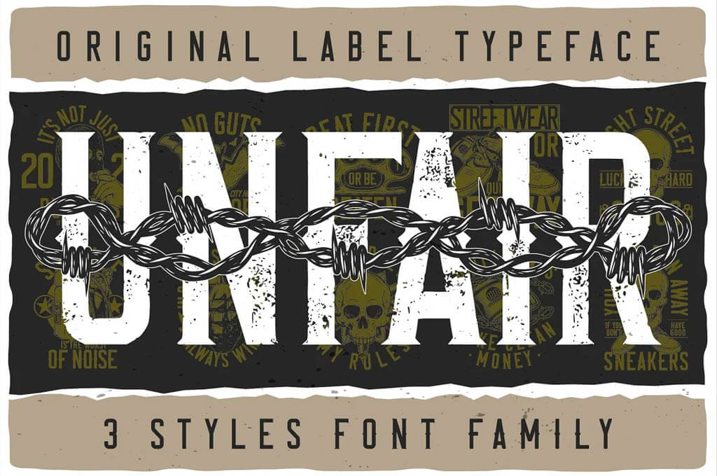 Unfair Font Family