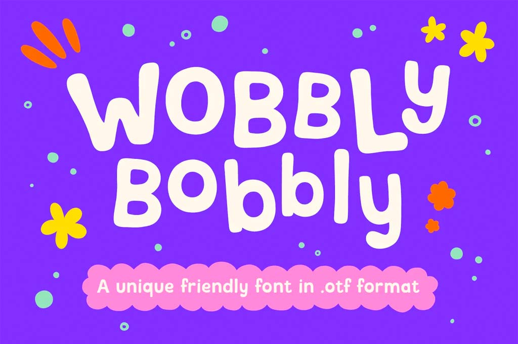 Wobbly Bobbly — Handwritten Font