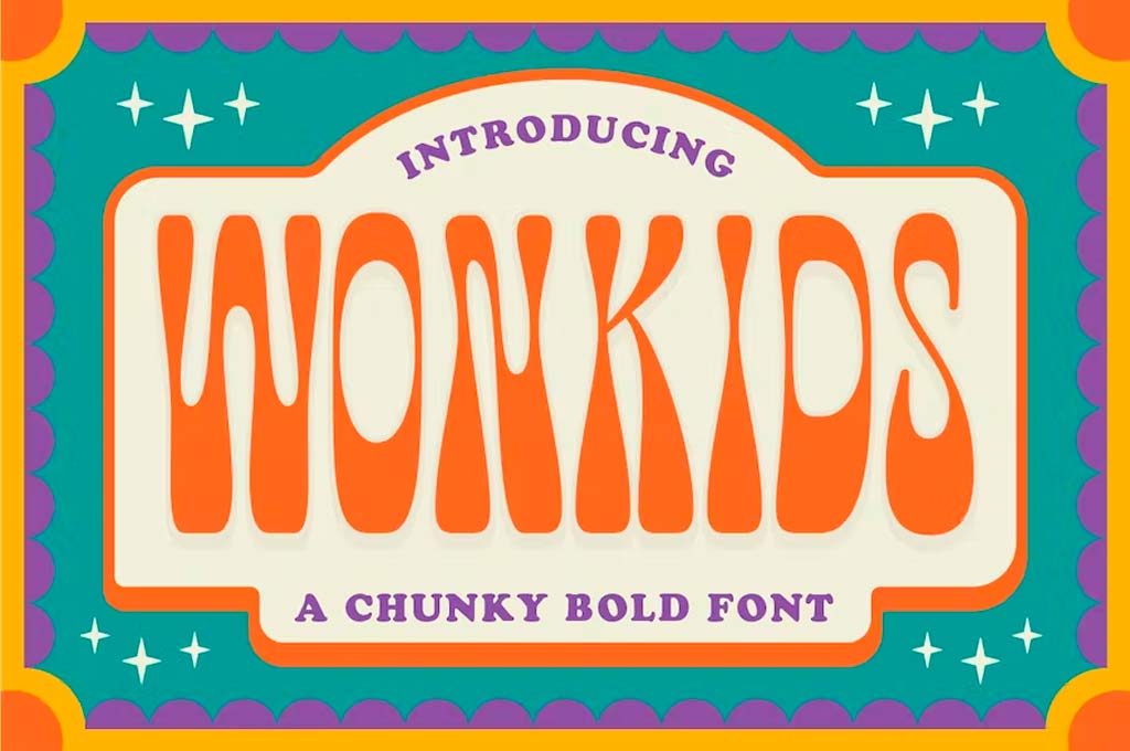 Wonkids Bold & Chunky Font