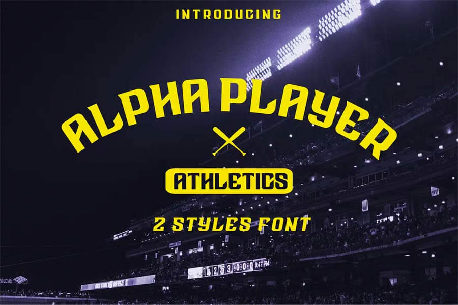 Alpha Player Font