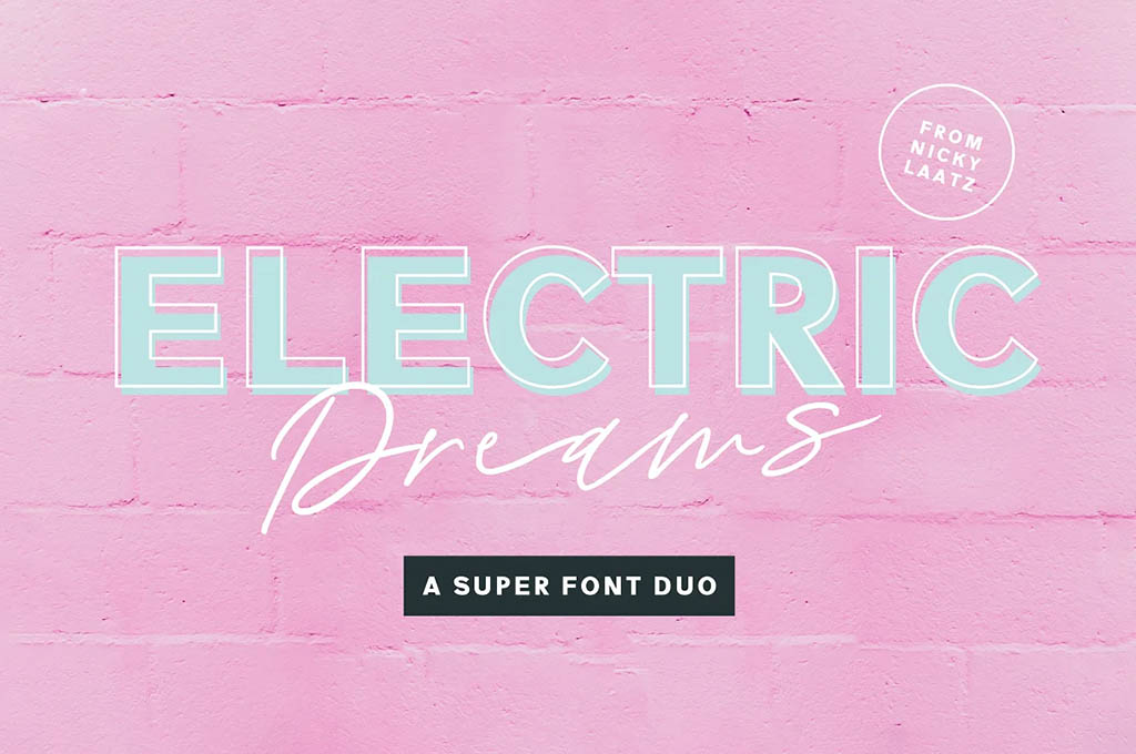 Electric Dreams Font Duo