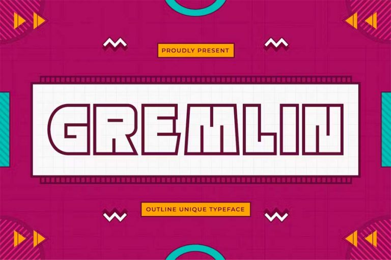 35+ Best Free Outline Fonts: Creative Typeface Collection (Premium incl.)