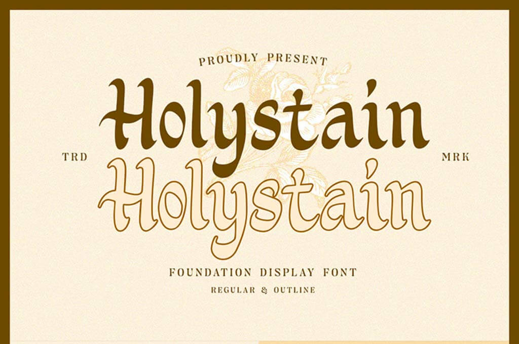 Holy Stain Font