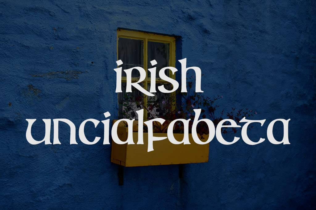 Irish Uncialfabeta
