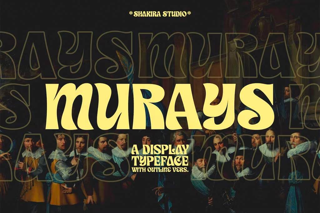 Murays - Retro Display Font
